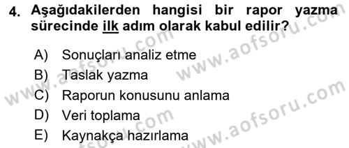 Marka İletişiminde Analiz Ve Araştırma 1 Dersi 2024 - 2025 Yılı (Final) Dönem Sonu Sınav Soruları 4. Soru
