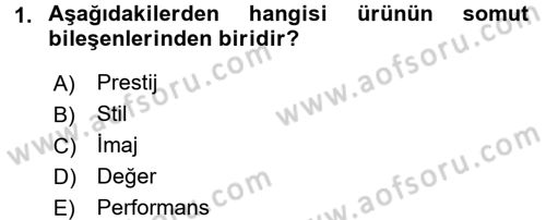 Reklamcılık Dersi 2015 - 2016 Yılı Tek Ders Sınav Soruları 1. Soru