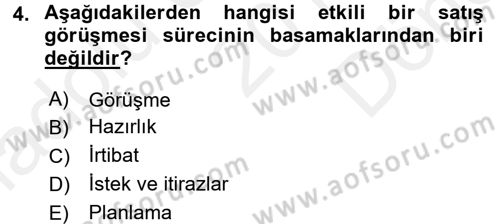 Reklamcılık Dersi 2016 - 2017 Yılı (Final) Dönem Sonu Sınav Soruları 4. Soru