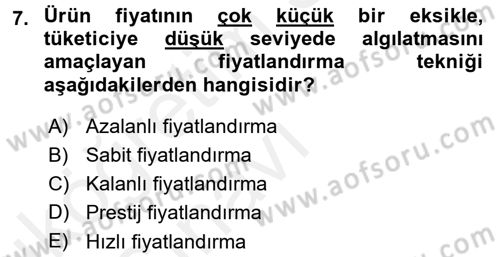 Reklamcılık Dersi 2017 - 2018 Yılı 3 Ders Sınav Soruları 7. Soru