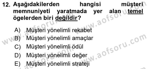 Reklamcılık Dersi 2018 - 2019 Yılı 3 Ders Sınav Soruları 12. Soru