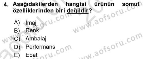Reklamcılık Dersi 2018 - 2019 Yılı 3 Ders Sınav Soruları 4. Soru