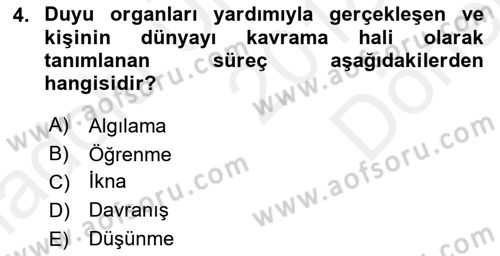 Reklamcılık Dersi 2018 - 2019 Yılı (Final) Dönem Sonu Sınav Soruları 4. Soru