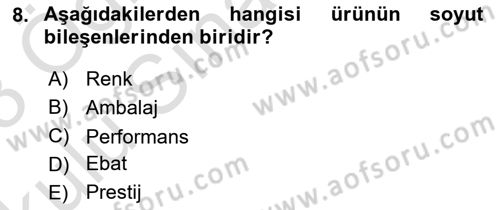 Reklamcılık Dersi 2022 - 2023 Yılı Yaz Okulu Sınav Soruları 8. Soru