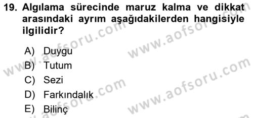 Reklamcılık Dersi 2025 - 2026 Yılı (Vize) Ara Sınav Soruları 19. Soru