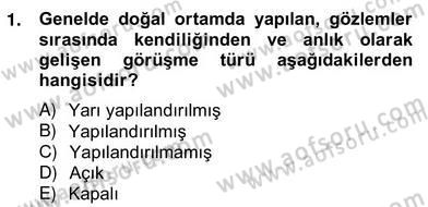 Marka İletişiminde Analiz ve Araştırma 2 Dersi 2012 - 2013 Yılı (Vize) Ara Sınav Soruları 1. Soru