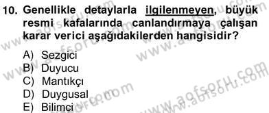 Marka İletişiminde Analiz ve Araştırma 2 Dersi 2012 - 2013 Yılı (Vize) Ara Sınav Soruları 10. Soru