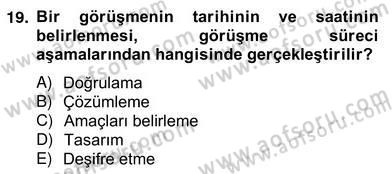 Marka İletişiminde Analiz ve Araştırma 2 Dersi 2012 - 2013 Yılı (Vize) Ara Sınav Soruları 19. Soru