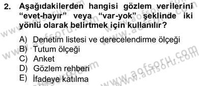 Marka İletişiminde Analiz ve Araştırma 2 Dersi 2012 - 2013 Yılı (Vize) Ara Sınav Soruları 2. Soru