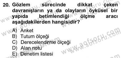 Marka İletişiminde Analiz ve Araştırma 2 Dersi 2012 - 2013 Yılı (Vize) Ara Sınav Soruları 20. Soru