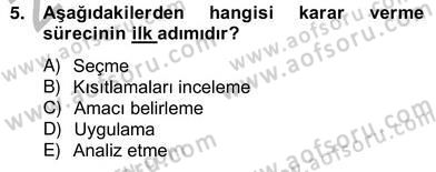 Marka İletişiminde Analiz ve Araştırma 2 Dersi 2012 - 2013 Yılı (Vize) Ara Sınav Soruları 5. Soru