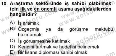 Marka İletişiminde Analiz ve Araştırma 2 Dersi 2012 - 2013 Yılı (Final) Dönem Sonu Sınav Soruları 10. Soru
