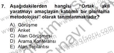 Marka İletişiminde Analiz ve Araştırma 2 Dersi 2013 - 2014 Yılı (Final) Dönem Sonu Sınav Soruları 7. Soru