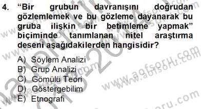 Marka İletişiminde Analiz ve Araştırma 2 Dersi 2013 - 2014 Yılı Tek Ders Sınav Soruları 4. Soru