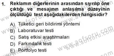 Marka İletişiminde Analiz ve Araştırma 2 Dersi 2014 - 2015 Yılı (Vize) Ara Sınav Soruları 1. Soru