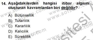 Marka İletişiminde Analiz ve Araştırma 2 Dersi 2014 - 2015 Yılı (Vize) Ara Sınav Soruları 14. Soru