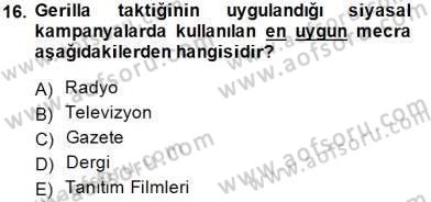 Marka İletişiminde Analiz ve Araştırma 2 Dersi 2014 - 2015 Yılı (Vize) Ara Sınav Soruları 16. Soru