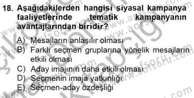 Marka İletişiminde Analiz ve Araştırma 2 Dersi 2014 - 2015 Yılı (Vize) Ara Sınav Soruları 18. Soru