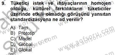 Marka İletişiminde Analiz ve Araştırma 2 Dersi 2014 - 2015 Yılı (Vize) Ara Sınav Soruları 9. Soru