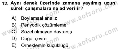 Marka İletişiminde Analiz ve Araştırma 2 Dersi 2016 - 2017 Yılı (Vize) Ara Sınav Soruları 12. Soru