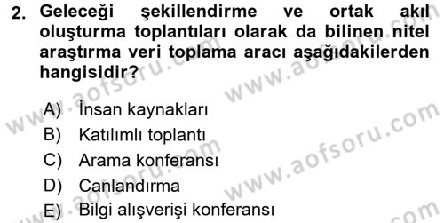 Marka İletişiminde Analiz ve Araştırma 2 Dersi 2016 - 2017 Yılı (Vize) Ara Sınav Soruları 2. Soru