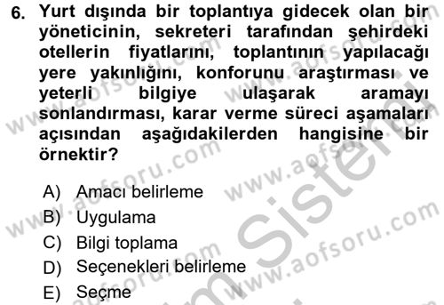 Marka İletişiminde Analiz ve Araştırma 2 Dersi 2016 - 2017 Yılı (Vize) Ara Sınav Soruları 6. Soru