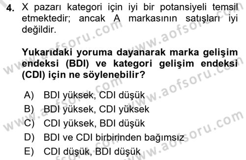 Medya Planlama Dersi 2021 - 2022 Yılı (Final) Dönem Sonu Sınav Soruları 4. Soru