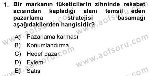 Medya Planlama Dersi 2022 - 2023 Yılı Yaz Okulu Sınav Soruları 1. Soru