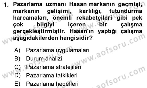 Medya Planlama Dersi 2023 - 2024 Yılı (Final) Dönem Sonu Sınav Soruları 1. Soru