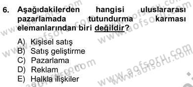 Marka İletişim Kampanyaları Dersi 2012 - 2013 Yılı (Vize) Ara Sınav Soruları 6. Soru