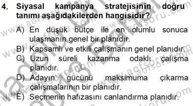 Marka İletişim Kampanyaları Dersi 2012 - 2013 Yılı (Final) Dönem Sonu Sınav Soruları 4. Soru