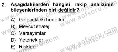 Marka İletişim Kampanyaları Dersi 2013 - 2014 Yılı (Vize) Ara Sınav Soruları 2. Soru