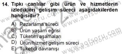 Marka İletişim Kampanyaları Dersi 2013 - 2014 Yılı Tek Ders Sınav Soruları 14. Soru
