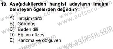 Marka İletişim Kampanyaları Dersi 2014 - 2015 Yılı (Vize) Ara Sınav Soruları 19. Soru