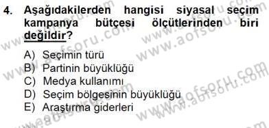 Marka İletişim Kampanyaları Dersi 2014 - 2015 Yılı (Final) Dönem Sonu Sınav Soruları 4. Soru
