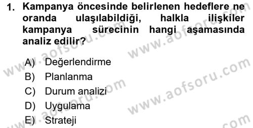Marka İletişim Kampanyaları Dersi 2016 - 2017 Yılı (Vize) Ara Sınav Soruları 1. Soru