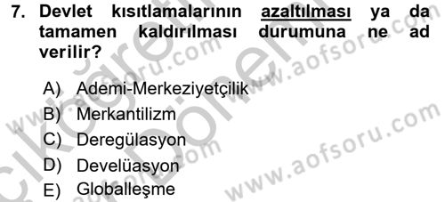 Marka İletişim Kampanyaları Dersi 2016 - 2017 Yılı (Vize) Ara Sınav Soruları 7. Soru