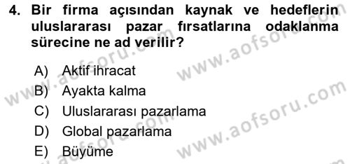 Marka İletişim Kampanyaları Dersi 2020 - 2021 Yılı Yaz Okulu Sınav Soruları 4. Soru