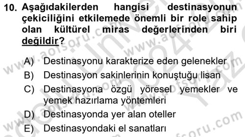 Marka İletişim Kampanyaları Dersi 2024 - 2025 Yılı Yaz Okulu Sınav Soruları 10. Soru