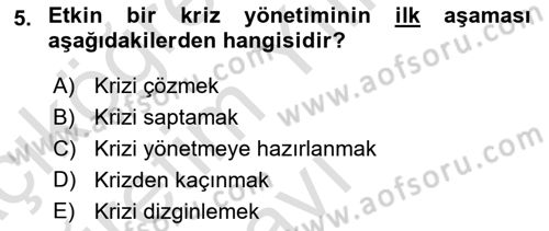 Marka İletişim Kampanyaları Dersi 2024 - 2025 Yılı Yaz Okulu Sınav Soruları 5. Soru