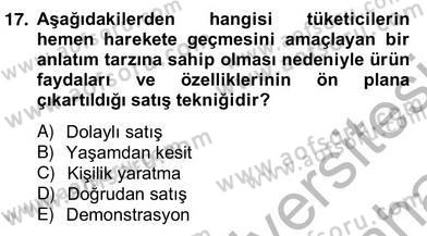 Marka İletişimi Tasarımı ve Uygulamaları Dersi 2013 - 2014 Yılı (Vize) Ara Sınav Soruları 17. Soru