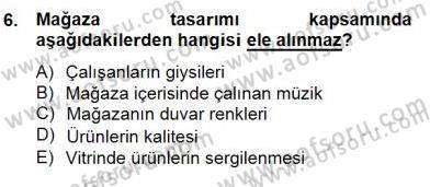 Marka İletişimi Tasarımı ve Uygulamaları Dersi 2014 - 2015 Yılı (Vize) Ara Sınav Soruları 6. Soru