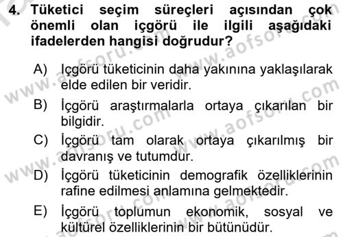 Marka İletişimi Tasarımı ve Uygulamaları Dersi 2018 - 2019 Yılı 3 Ders Sınav Soruları 4. Soru