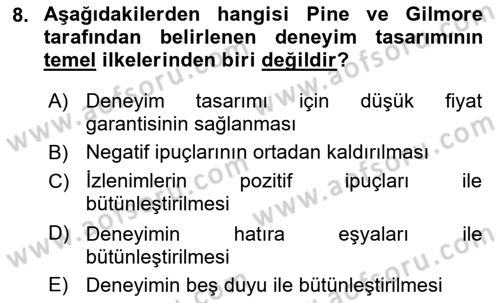 Marka İletişimi Tasarımı ve Uygulamaları Dersi 2022 - 2023 Yılı Yaz Okulu Sınav Soruları 8. Soru
