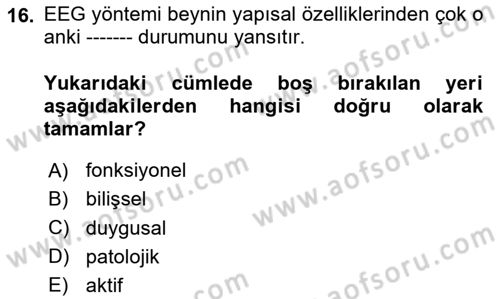 Marka İletişimi Tasarımı ve Uygulamaları Dersi 2023 - 2024 Yılı (Final) Dönem Sonu Sınav Soruları 16. Soru