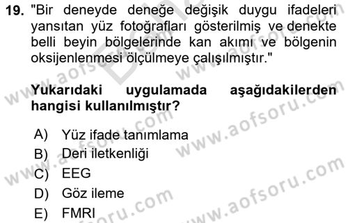 Marka İletişimi Tasarımı ve Uygulamaları Dersi 2023 - 2024 Yılı (Final) Dönem Sonu Sınav Soruları 19. Soru