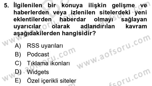 Marka İletişimi Tasarımı ve Uygulamaları Dersi 2024 - 2025 Yılı (Final) Dönem Sonu Sınav Soruları 5. Soru