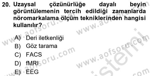 Marka İletişimi Tasarımı ve Uygulamaları Dersi 2024 - 2025 Yılı Yaz Okulu Sınav Soruları 20. Soru