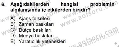 Reklamda Yaratıcılık ve Yazarlık Dersi 2012 - 2013 Yılı (Final) Dönem Sonu Sınav Soruları 6. Soru