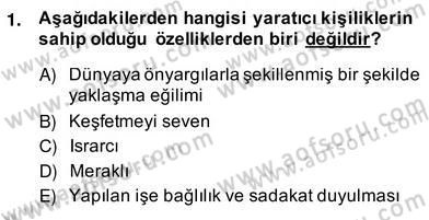 Reklamda Yaratıcılık ve Yazarlık Dersi 2013 - 2014 Yılı (Vize) Ara Sınav Soruları 1. Soru